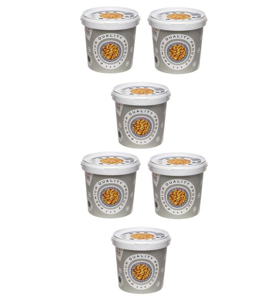 6 x 100% ŽEMĖS RIEŠUTŲ UŽTEPAS "PUNUTS PRODUCTION", 1 KG